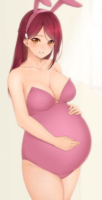 ママにされちゃった美少女たちの妊娠・臨月・マタニティな二次エロ画像
