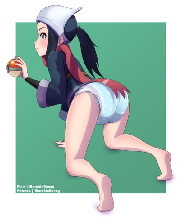 Pokémon LEGENDS アルセウスの女主人公で忍者っぽい衣装の美少女ショウの二次エロ画像